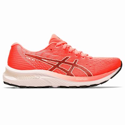 Asics Gel-Cumulus 22 - Naisten Juoksukengät - Oranssi Punainen/Mustat